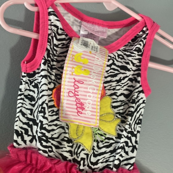 Colorful Zebra Print Kids Costume Size 3-6 Month - Picture 9 of 9